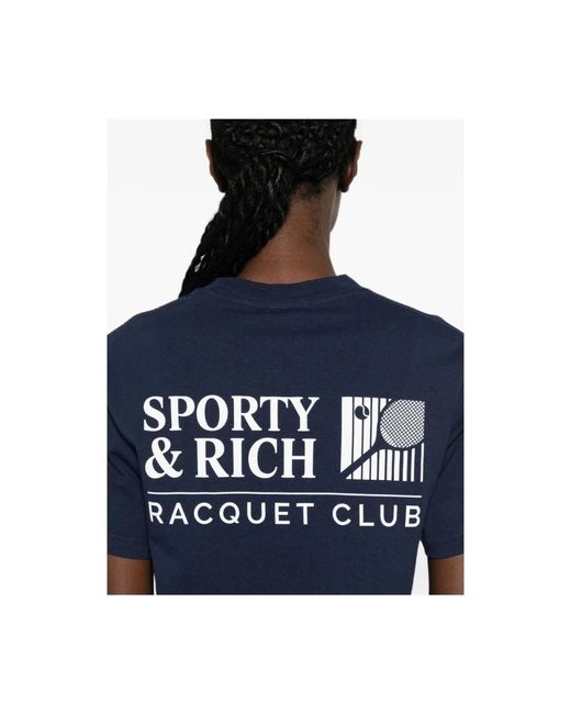 Sporty & Rich Blue T-Shirts