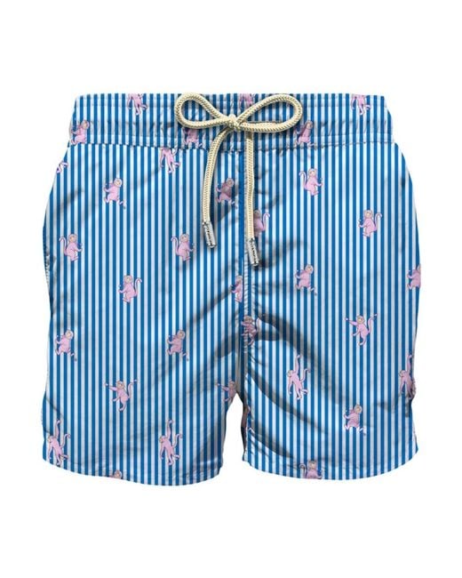 Mc2 Saint Barth Blue Beachwear for men