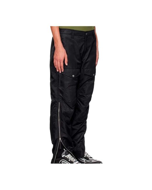 Moschino Black Wide Trousers for men