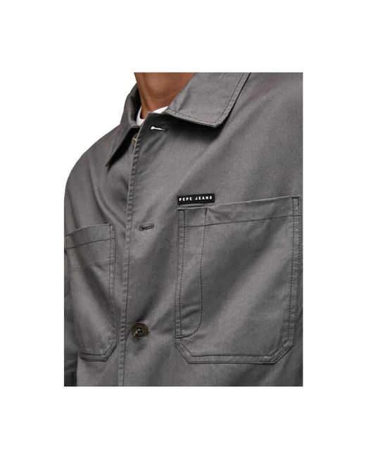 Pepe Jeans Freizeithemden in Gray für Herren