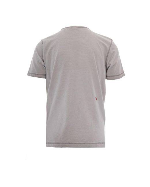DIESEL Gray T-Shirts for men