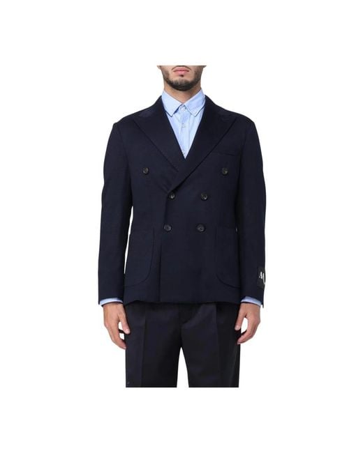 Blazers di Doppiaa in Blue da Uomo