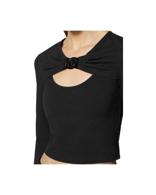 Versace Jeans Couture Black Long Sleeve T-Shirts