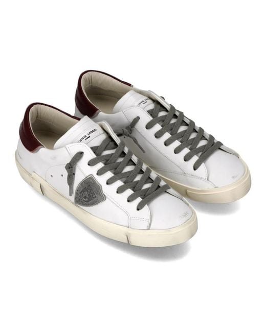 Philippe Model White Sneakers for men