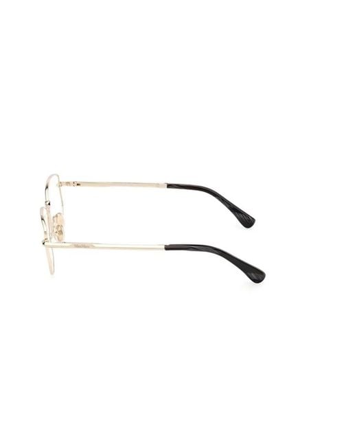 Max Mara Metallic Glasses