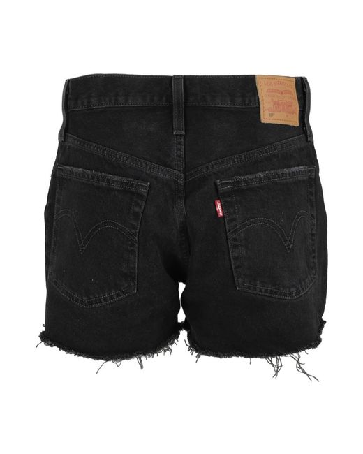 Levi's Black Denim Shorts