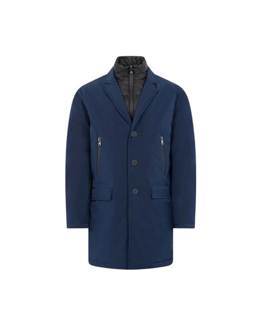 Down Jackets Roberto Cavalli de hombre de color Blue