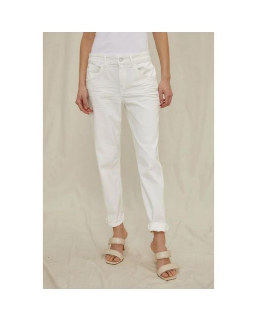 Drykorn White Loose-Fit Jeans
