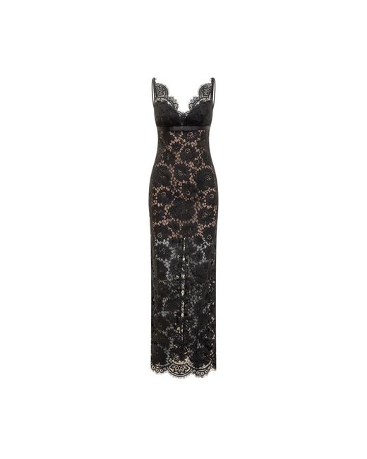 Self-Portrait Black Schwarzes Spitzenkleid Mit Herzausschnitt