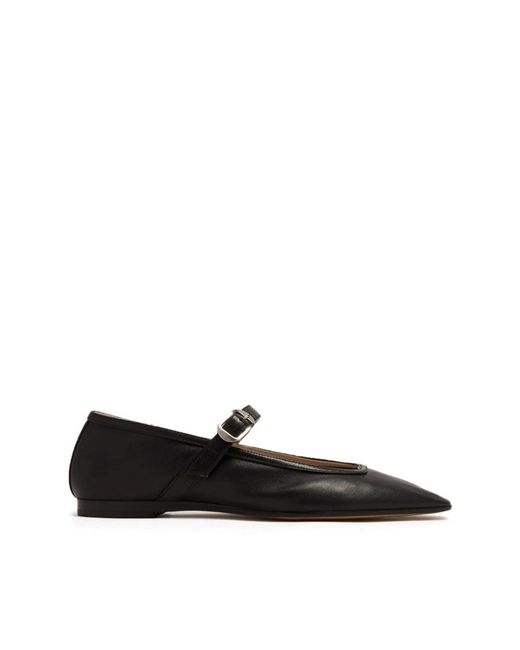 Zapatos planos mary-jane negros Le Monde Beryl de color Black