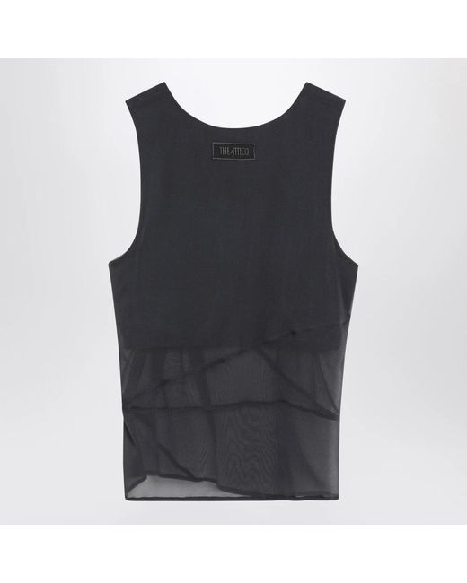 The Attico Sleeveless Tops in het Blue