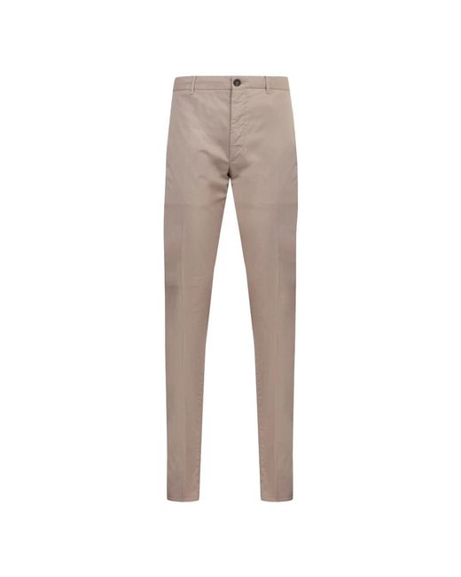 Incotex Broeken ,Bruin ,Casual Herenbroek in het Gray voor heren