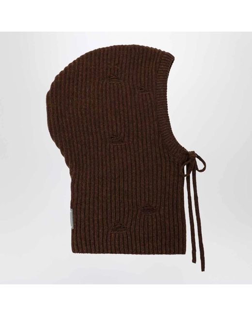 MM6 by Maison Margiela Brown Hats for men