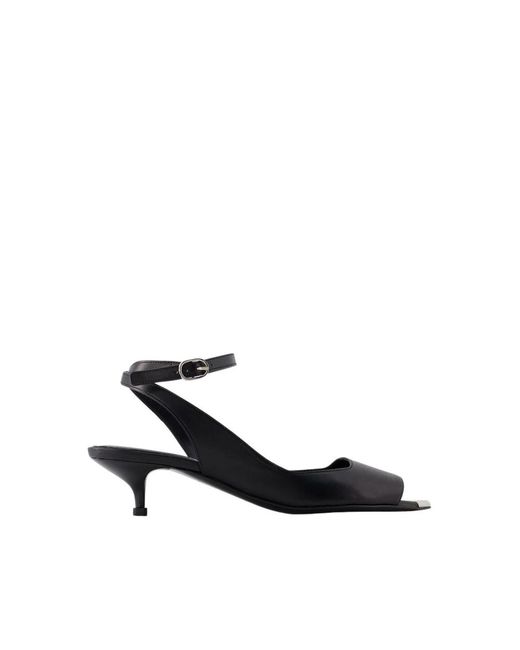 McQueen Black Punk Sandals