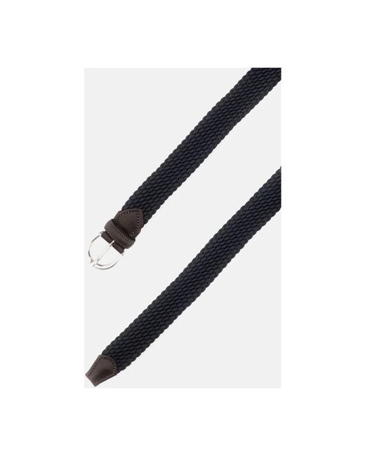 Alberto Luti Black Belts for men
