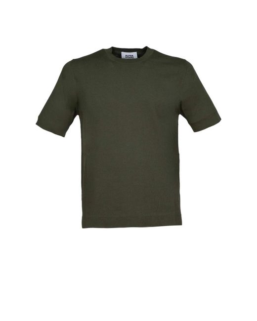 Alpha Studio Green T-Shirts for men