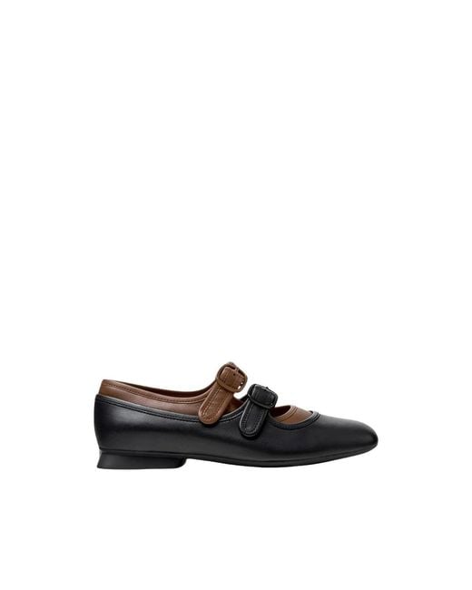 Camper Black Ballerina Shoes