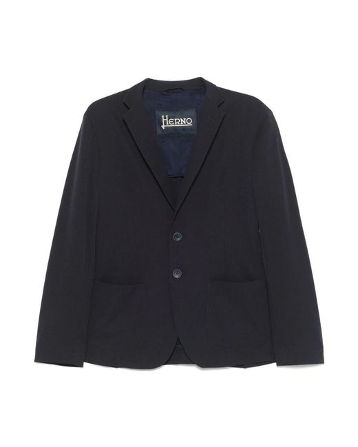 Herno Blue Blazers for men