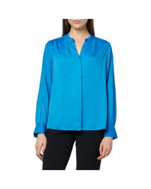 Comma, Blue Bluse Mit Streifen