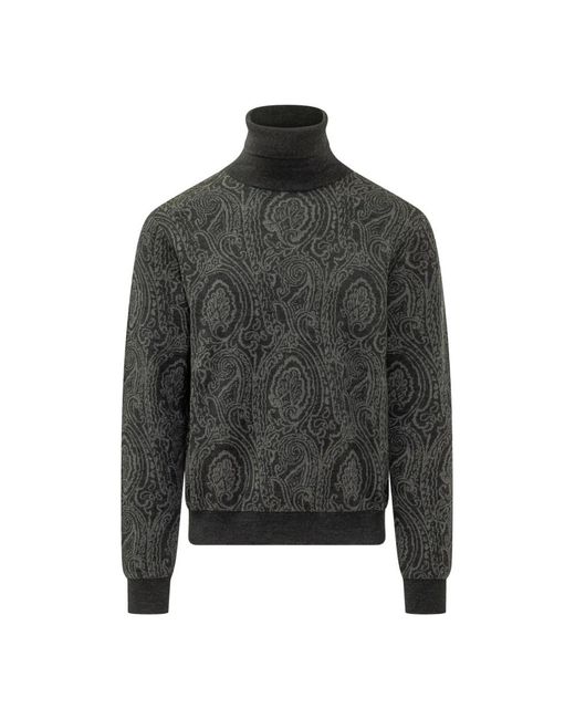Turtlenecks Etro pour homme en coloris Gray