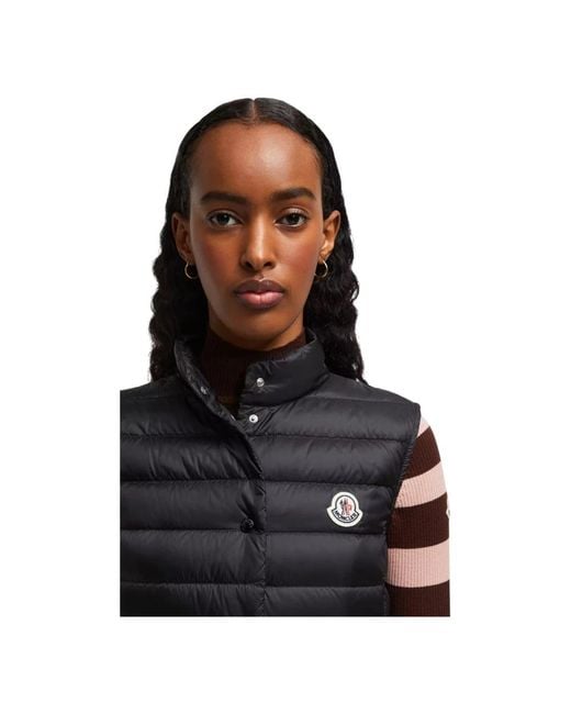 Moncler Black Waistcoats
