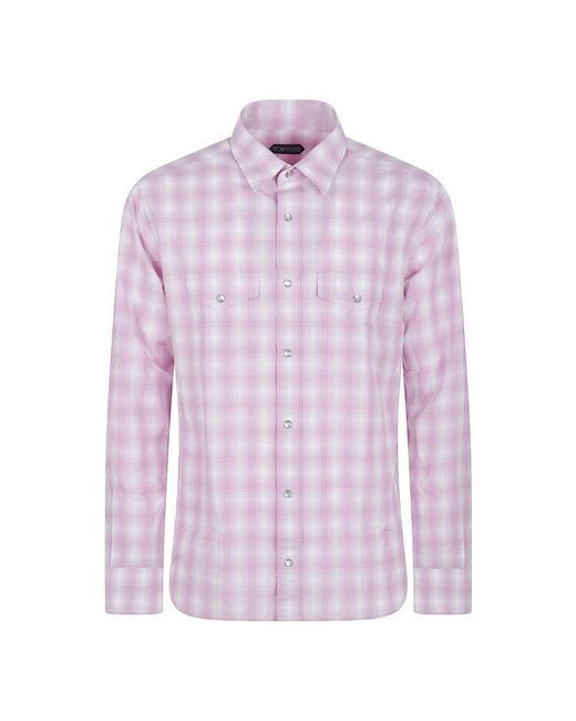 Tom Ford Purple Casual Shirts for men