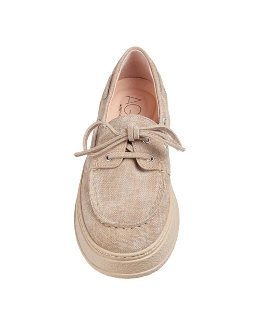 Agl Attilio Giusti Leombruni Natural Boat Shoes