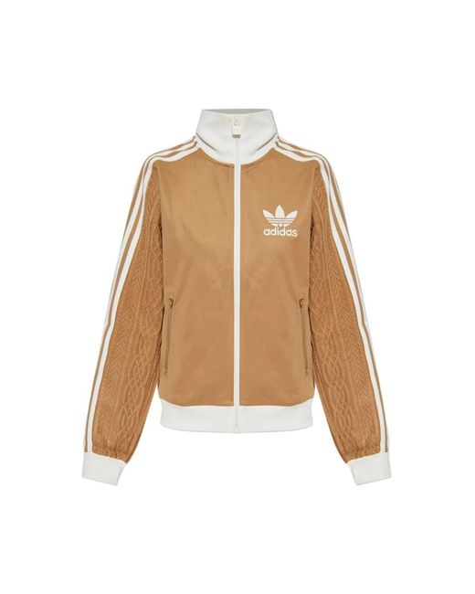 Adidas Zip-Throughs in het Natural