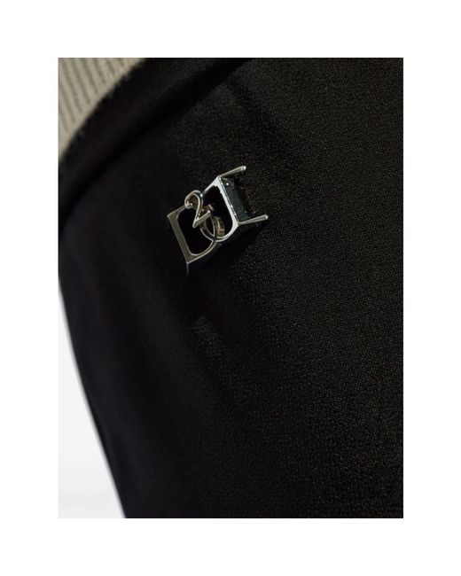 DSquared² Wide Trousers in het Black