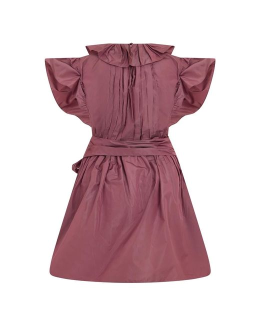 Alberta Ferretti Purple Short Dresses