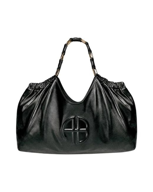 Anine Bing Black Shopping Bags