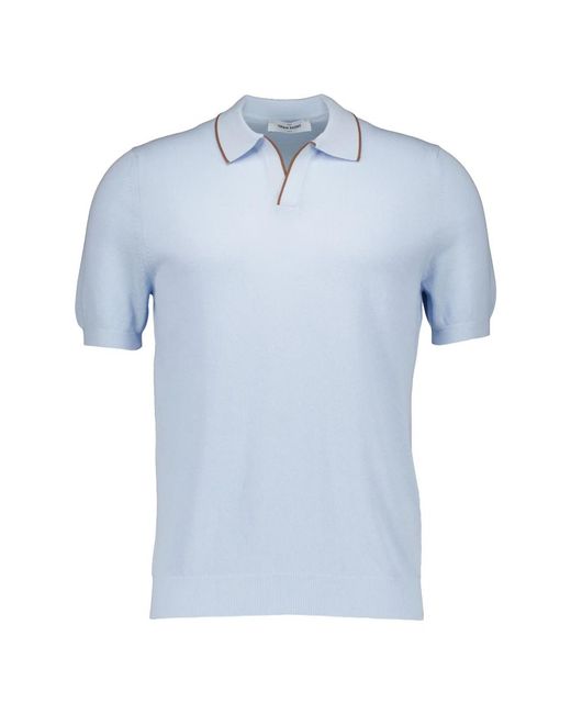 Gran Sasso Blue Polo Shirts for men