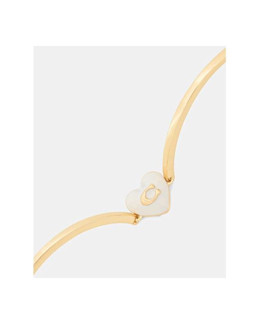 COACH Bracelets in het Metallic