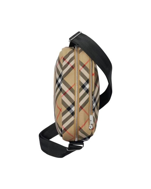Burberry Gray Cross Body Bags for men