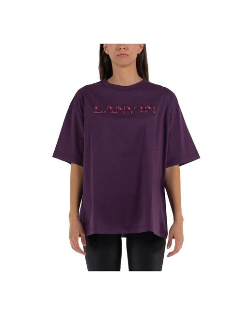 Lanvin Purple T-Shirts