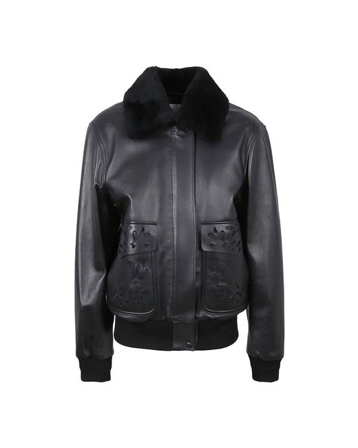 Chloé Black Leather Jackets