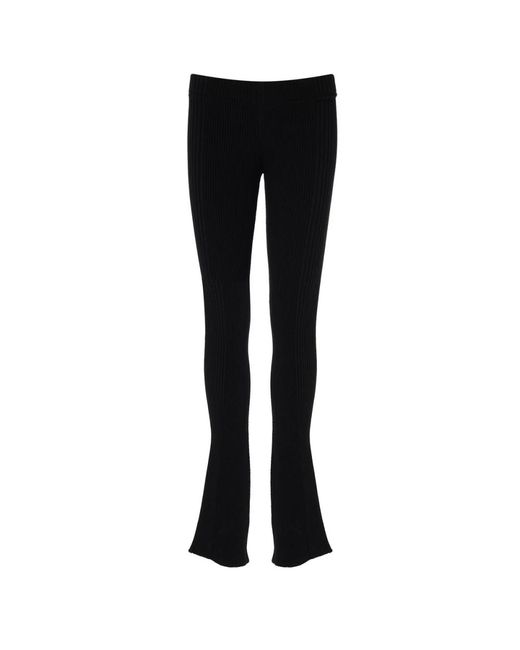 Barrow Broeken ,Zwart ,Polyester Uitlopende Viscose Rib Legging in het Black
