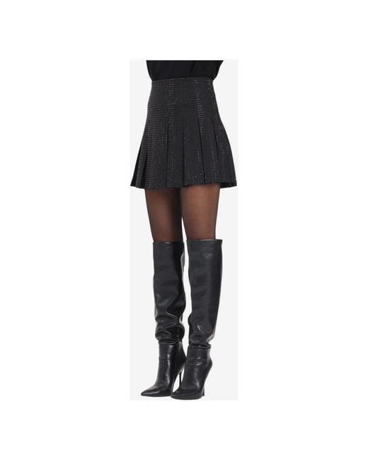 Pinko Black Short Skirts