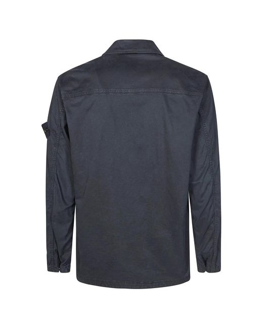 Stone Island Camicia in het Blue voor heren