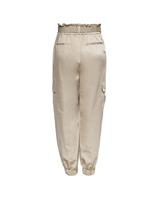 ONLY Natural Tapered Trousers