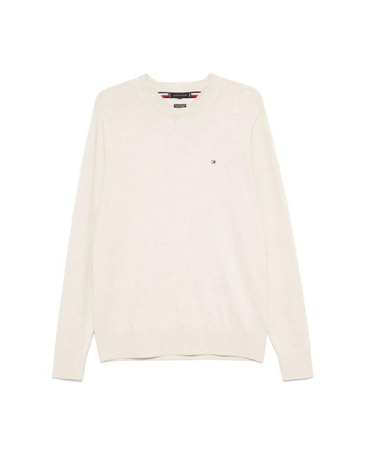 Tommy Hilfiger Natural Round-Neck Knitwear for men