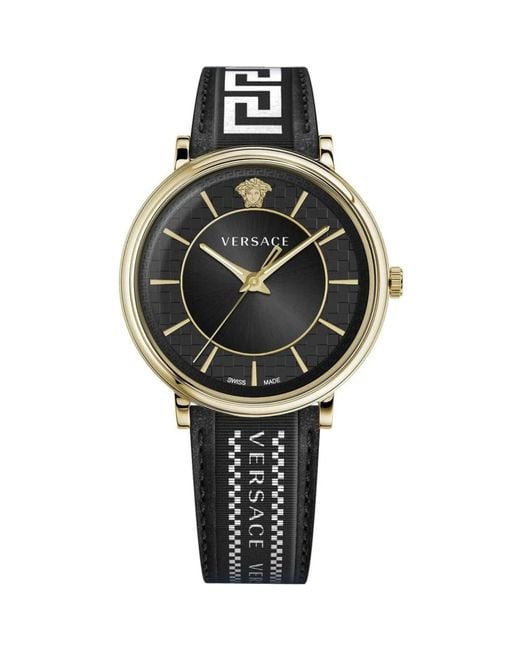 Versace V-Circle Uhr in Metallic für Herren