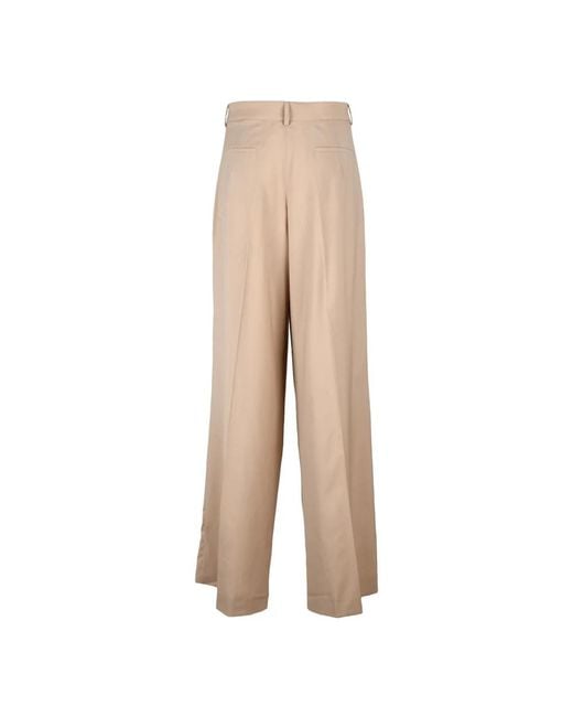 Sportmax Natural Wide Trousers