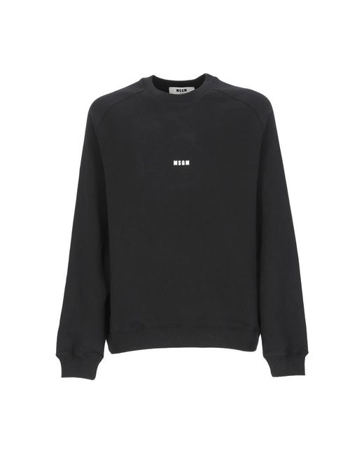 MSGM Black Sweatshirts for men