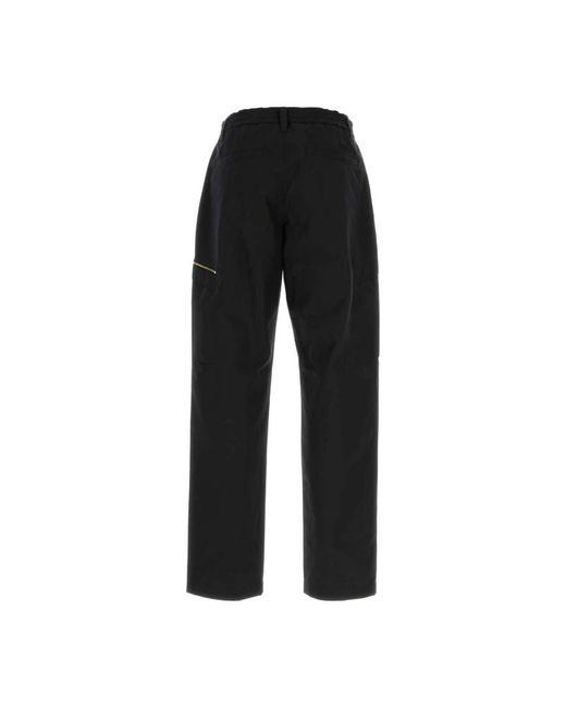Versace Informele Broek Lichtgewicht Gabardine in het Black voor heren