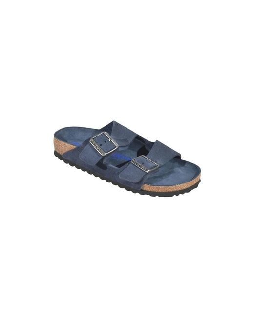 Birkenstock Blue Sliders
