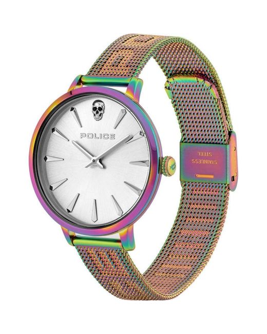Police Metallic Damen Armbanduhr Miona Pl.16035Msrw/04Mm
