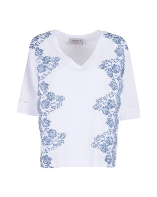 Ermanno Scervino Blue T-Shirts