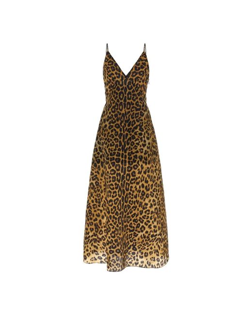 Alberta Ferretti Metallic Maxi Dresses