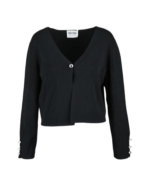 Cardigans Moschino en coloris Black